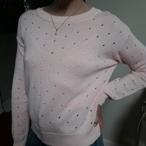 Pink cardigan